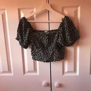Garage floral croptop *NWT*